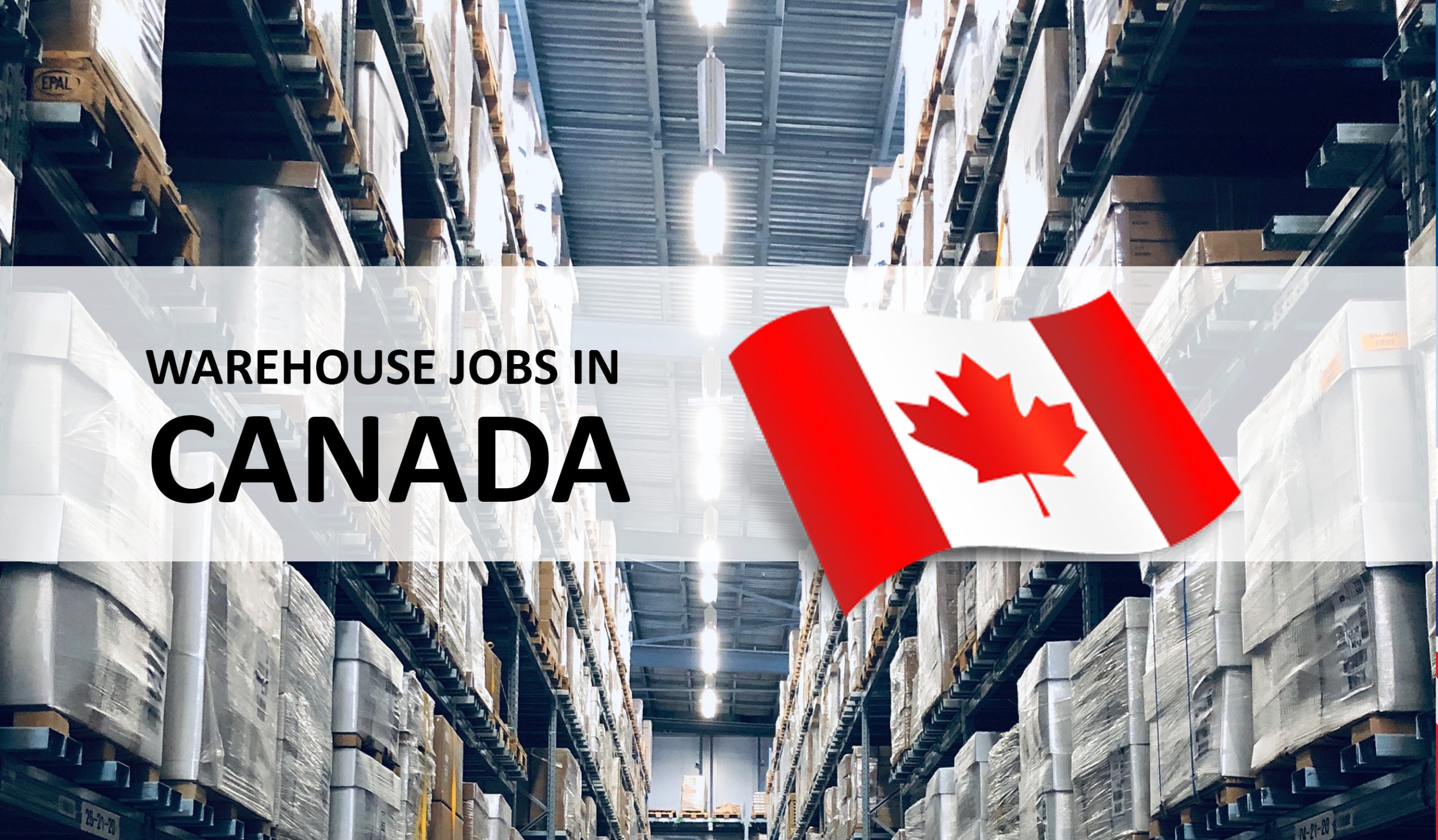 Warehouse Worker Jobs In Canada Paying 16.5 Dollars Per Hour.